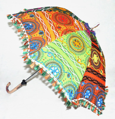 Lal Haveli Rajasthani Handmade Cotton One Fold Fashionable Summer Umbrella(Multicolor)
Lal Haveli Rajasthani Handmade Cotton One Fold Fashionable Summer Umbrella(Multicolor)