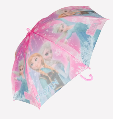 Fiable Creations Elsa Frozen Doll Print Pink Kids Umbrella(Pink)