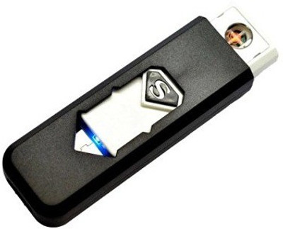 True Deal USB Rechargeable Cigarette Lighter(Black)
