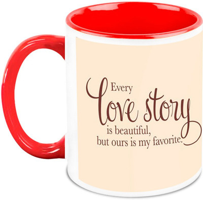 Homesogood Every Love Story Is Beautiful Ceramic Mug(325 ml)
Homesogood Every Love Story Is Beautiful Ceramic Mug(325 ml)