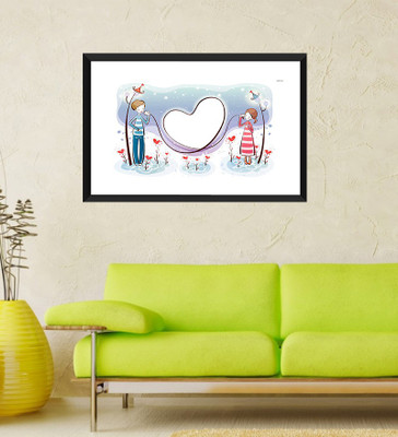 Tallenge - Valentine's Day Gift - Cartoon Couple Love - Framed Art Print On Photographic Paper(24 inch X 18 inch, Framed)
Tallenge - Valentine's Day Gift - Cartoon Couple Love - Framed Art Print On Photographic Paper(24 inch X 18 inch, Framed)
