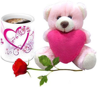 Homesogood Decorated Heart With Flowers And Quote Coffee With Teddy & Red Rose Ceramic Mug(325 ml, Pack of 3)
Homesogood Decorated Heart With Flowers And Quote Coffee With Teddy & Red Rose Ceramic Mug(325 ml, Pack of 3)