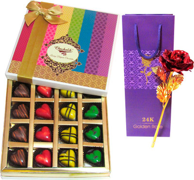 Chocholik Artificial Flower Gift Set