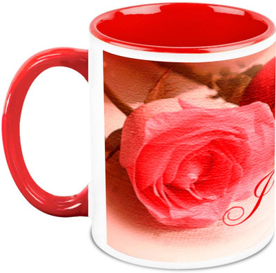 Homesogood Every Moment With My Valentine Ceramic Mug(325 ml)
