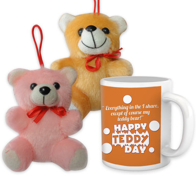Tied Ribbons Mug, Soft Toy Gift Set