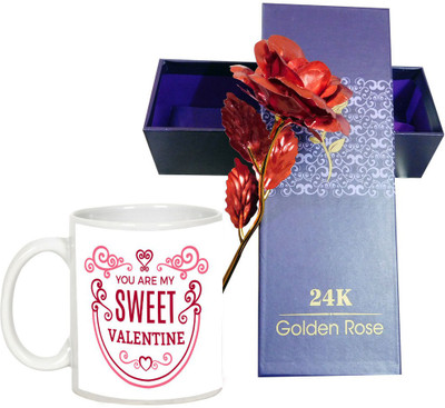 AllUPrints Artificial Flower Gift Set