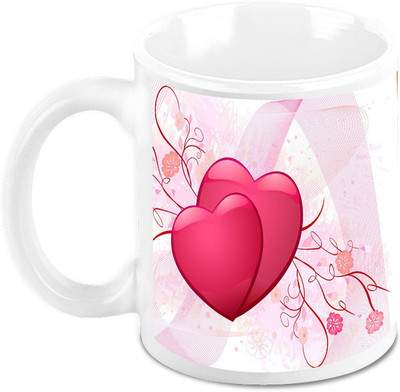 Homesogood Spread Love On Valentine's Day Ceramic Mug(325 ml)