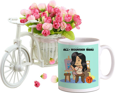Tied Ribbons Artificial Flower Gift Set