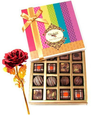 Chocholik Artificial Flower Gift Set