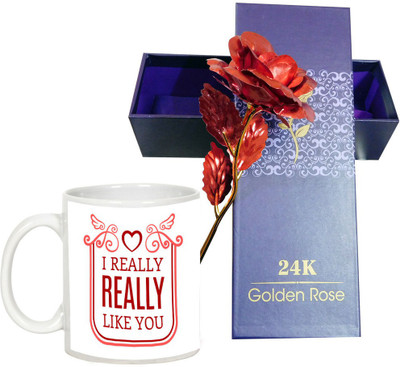AllUPrints Artificial Flower Gift Set