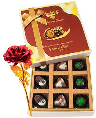 Chocholik Artificial Flower Gift Set