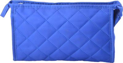Styler Square Design Mini Makeup Pouch Makeup Vanity Box(Blue)
