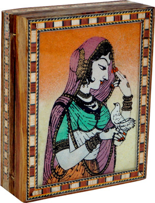 R S Jewels Wooden Rajasthani Ethnic Gem Stone Painting Jewellery Vanity Box(Multicolor)
R S Jewels Wooden Rajasthani Ethnic Gem Stone Painting Jewellery Vanity Box(Multicolor)