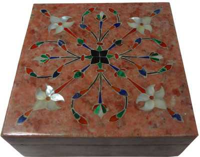 Avinash Handicrafts Soap Stone Inlaid Square 4x4x1.5" Jewellery Vanity Box(Multicolor)
Avinash Handicrafts Soap Stone Inlaid Square 4x4x1.5" Jewellery Vanity Box(Multicolor)