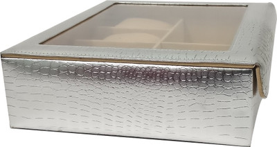 Essart 10011-Silver Makeup and Jewellery Vanity Box(Silver)