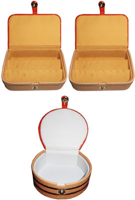 Abhinidi Set of 3 velvet case Ring and Earring storage travelling Folder Jewellery Vanity Box(Multicolor)
Abhinidi Set of 3 velvet case Ring and Earring storage travelling Folder Jewellery Vanity Box(Multicolor)