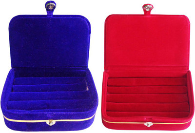 Abhinidi Set of 2 velvet case Ring and Earring storage travelling Folder Jewellery Vanity Box(Multicolor)
Abhinidi Set of 2 velvet case Ring and Earring storage travelling Folder Jewellery Vanity Box(Multicolor)