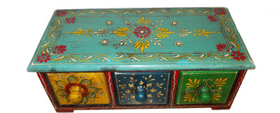 Craft Expo Antique Triple Drawer Makeup Box, Jewellery Box Vanity Box(Multicolor)
Craft Expo Antique Triple Drawer Makeup Box, Jewellery Box Vanity Box(Multicolor)
