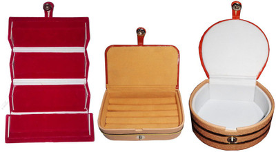 Abhinidi Combo of 3 velvet case Ring and Earring storage travelling Folder Jewellery Vanity Box(Multicolor)
Abhinidi Combo of 3 velvet case Ring and Earring storage travelling Folder Jewellery Vanity Box(Multicolor)