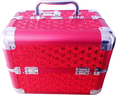 Bonanza Smiley Makeup Vanity Box(Red)