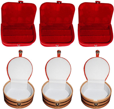 Abhinidi Combo of 6 velvet case Ring and Earring storage travelling Folder Jewellery Vanity Box(Multicolor)
Abhinidi Combo of 6 velvet case Ring and Earring storage travelling Folder Jewellery Vanity Box(Multicolor)