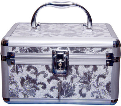 Satisfaction Shadow to store cosmetic items Vanity Box(Silver)