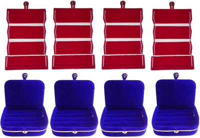 Abhinidi Combo of 8 velvet case Ring and Jewelry storage travelling Folder Jewellery Vanity Box(Multicolor)
Abhinidi Combo of 8 velvet case Ring and Jewelry storage travelling Folder Jewellery Vanity Box(Multicolor)