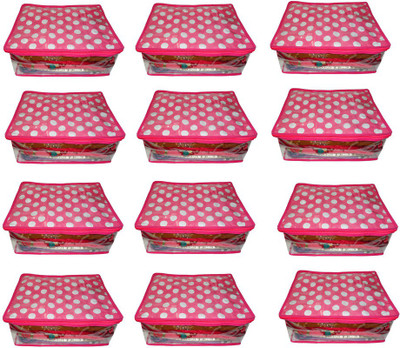 Atorakushon 12pc Saree Salwar Suit Dress Protection Cover Garment Pouch Organiser Box Bag Storage Case Vanity Box(Pink)
Atorakushon 12pc Saree Salwar Suit Dress Protection Cover Garment Pouch Organiser Box Bag Storage Case Vanity Box(Pink)