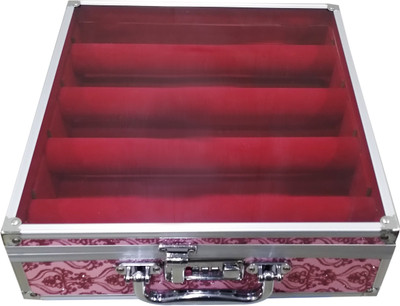 Satisfaction Autumn to store bangles Vanity Box(Pink)
