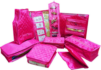 Atorakushon Combo Of Jewellery Organiser Pouches Make Up Kit Wedding Collection Gift Storage Case Box Vanity Box(Pink)
Atorakushon Combo Of Jewellery Organiser Pouches Make Up Kit Wedding Collection Gift Storage Case Box Vanity Box(Pink)