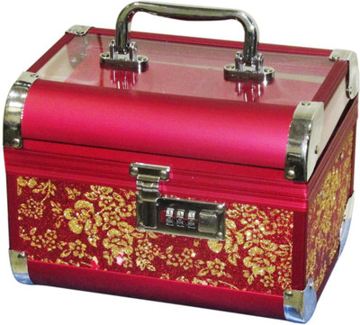 Satisfaction Desert to store cosmetic items Vanity Box(Red)