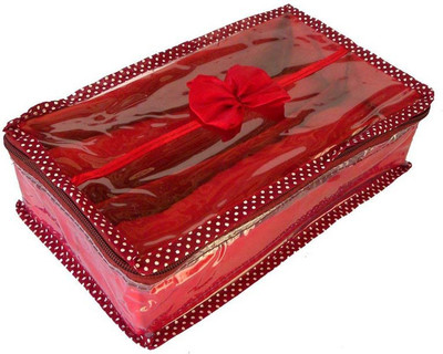 Kuber Industries Two Rod Bangle Jewellery Vanity Box(Maroon)