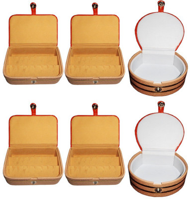 Abhinidi Set of 6 velvet case Ring and Earring storage travelling Folder Jewellery Vanity Box(Multicolor)
Abhinidi Set of 6 velvet case Ring and Earring storage travelling Folder Jewellery Vanity Box(Multicolor)
