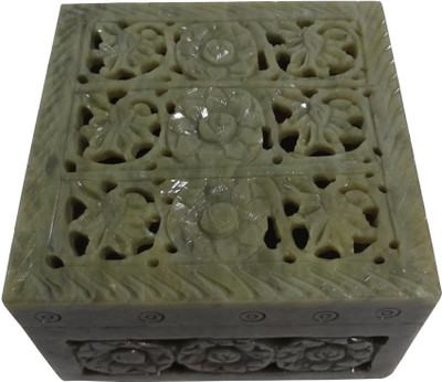 Avinash Handicrafts Stone Jewellery (Square) 4x4x2.5 inch Carved Multi Purpose Vanity Box(Multicolor)
Avinash Handicrafts Stone Jewellery (Square) 4x4x2.5 inch Carved Multi Purpose Vanity Box(Multicolor)