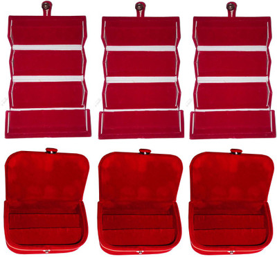 Abhinidi Set of 6 velvet case Ring and Earring storage travelling Folder Jewellery Vanity Box(Multicolor)
Abhinidi Set of 6 velvet case Ring and Earring storage travelling Folder Jewellery Vanity Box(Multicolor)
