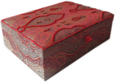 The Decor Mart Decor Mart - Jewellery Box - Handmade - Beaded Fabric - Red - 10 x 7 x 3 inch Makeup Vanity Box(Red)
The Decor Mart Decor Mart - Jewellery Box - Handmade - Beaded Fabric - Red - 10 x 7 x 3 inch Makeup Vanity Box(Red)