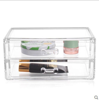 Divinext Luxury Acrylic Cosmetic Makeup Vanity Box(Multicolor)