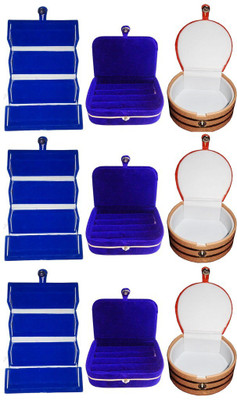 Abhinidi Set of 9 velvet case Ring and Earring storage travelling Folder Jewellery Vanity Box(Multicolor)
Abhinidi Set of 9 velvet case Ring and Earring storage travelling Folder Jewellery Vanity Box(Multicolor)