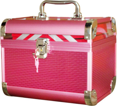 Pride Star Crown to store cosmetics Vanity Box(Royal Pink)