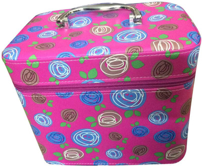 Platinum Trendy Kit Makeup and Jewellery Vanity Box(Pink)
