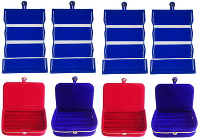 Abhinidi Set of 8 velvet case Ring and Earring storage travelling Folder Jewellery Vanity Box(Multicolor)
Abhinidi Set of 8 velvet case Ring and Earring storage travelling Folder Jewellery Vanity Box(Multicolor)