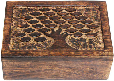 Store Indya Beautifully Hand Crafted Tree Of Life Motif Multipurpose Jewellery Vanity Box(Brown)
Store Indya Beautifully Hand Crafted Tree Of Life Motif Multipurpose Jewellery Vanity Box(Brown)