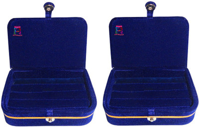 Atorakushon Pack of 2 Blue Ring Organizer Storage Box Vanity, storage box Vanity Box(Blue)
Atorakushon Pack of 2 Blue Ring Organizer Storage Box Vanity, storage box Vanity Box(Blue)