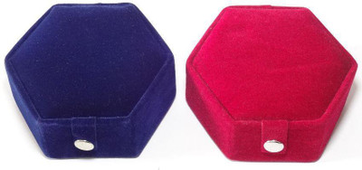 Sudha Creations 005 Makeup, Jewellery Vanity Box(Blue, red)