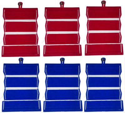 Abhinidi Set of 6 velvet case Ring and Earring storage travelling Folder Jewellery Vanity Box(Multicolor)
Abhinidi Set of 6 velvet case Ring and Earring storage travelling Folder Jewellery Vanity Box(Multicolor)