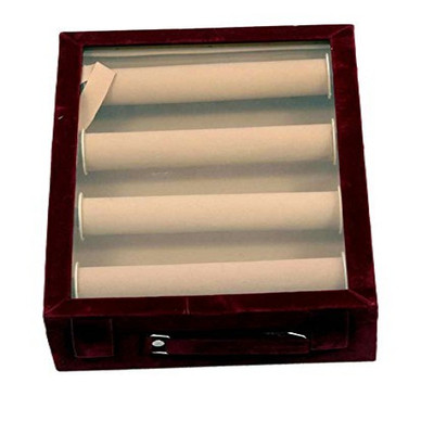 Kuber Industries 4 Rods Transparent Bangle Organizer Box Velvet Coated Storage Case Make Up Vanity Box(Maroon)
Kuber Industries 4 Rods Transparent Bangle Organizer Box Velvet Coated Storage Case Make Up Vanity Box(Maroon)