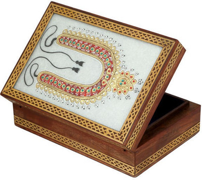JaipurCrafts Marble Necklace Painting fitted Jewellery Vanity Box(Multicolor)
JaipurCrafts Marble Necklace Painting fitted Jewellery Vanity Box(Multicolor)