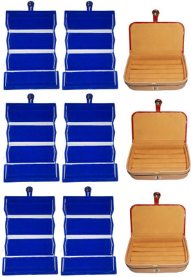 Abhinidi Combo of 9 velvet case Ring and Earring storage travelling Folder Jewellery Vanity Box(Multicolor)
Abhinidi Combo of 9 velvet case Ring and Earring storage travelling Folder Jewellery Vanity Box(Multicolor)