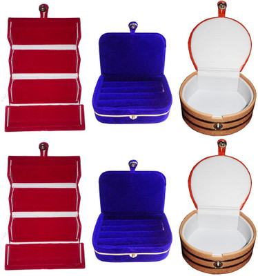 Abhinidi Combo of 6 velvet case Ring and Earring storage travelling Folder Jewellery Vanity Box(Multicolor)
Abhinidi Combo of 6 velvet case Ring and Earring storage travelling Folder Jewellery Vanity Box(Multicolor)