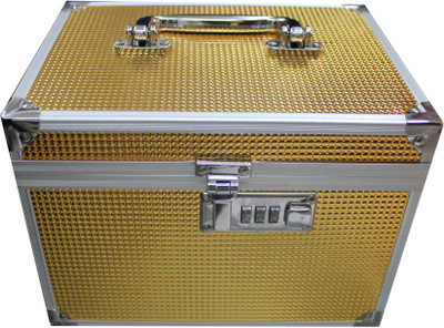 Platinum JD16 Cosmetic 2 Compartment With Lock Makeup, Jewellery Vanity Box(Golden)
Platinum JD16 Cosmetic 2 Compartment With Lock Makeup, Jewellery Vanity Box(Golden)
